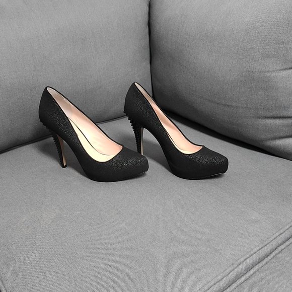 INC. International concepts textured black heels - Picture 5 of 16